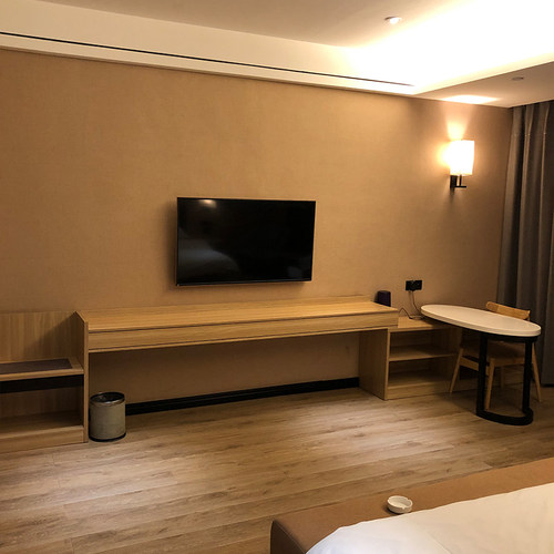 酒店宾馆经济型高低置物架  单身公寓G客房家具组合套装桌子电视