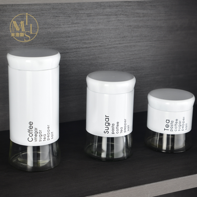 展厅橱柜层架软装饰品咖r啡豆密封罐花瓶餐盘碗样板房厨房摆件套