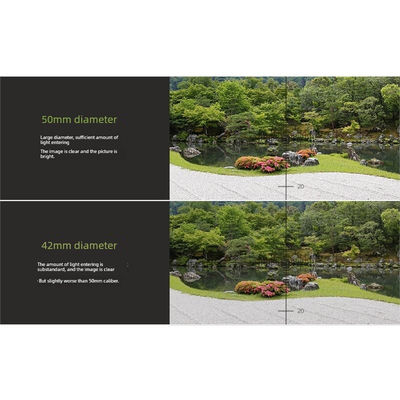 高清8倍交叉单目瞄准望远镜16倍测E距夜视红绿狙击30倍户外望远镜