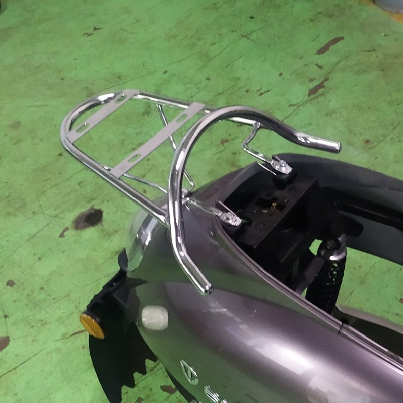 适用小龟王后货架加厚铁后支架二代3F代改装铁管尾架电动车尾箱架