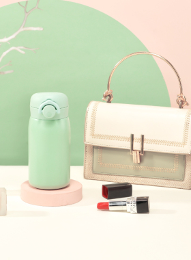 弹跳盖保温水杯子瓶m男女士ins高颜值可爱儿童便携小学生316不锈