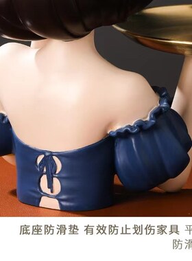 轻奢新款a玄关客厅桌面钥匙化妆品收纳遥控板在逃公主托盘礼品摆