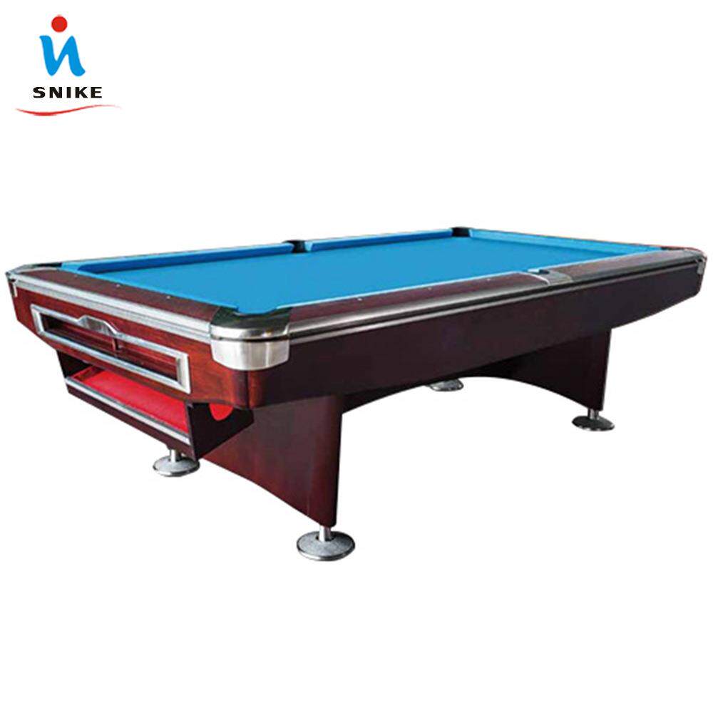 20年台球桌生产厂家六代花式撞球台实木台球桌青石板法式球台