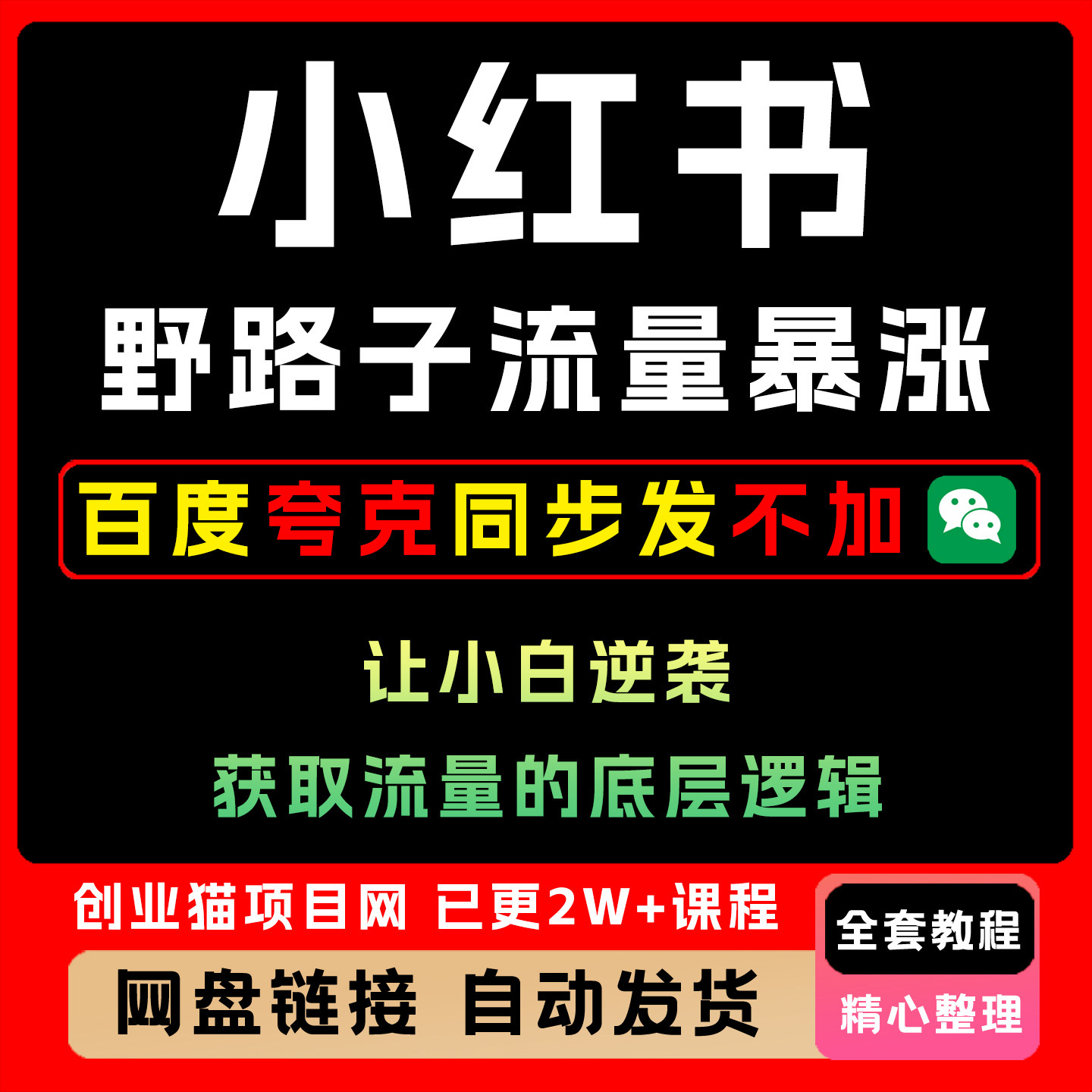2025 小XHS红书教程获取流量野路子实战教程操作简单零基快手上手