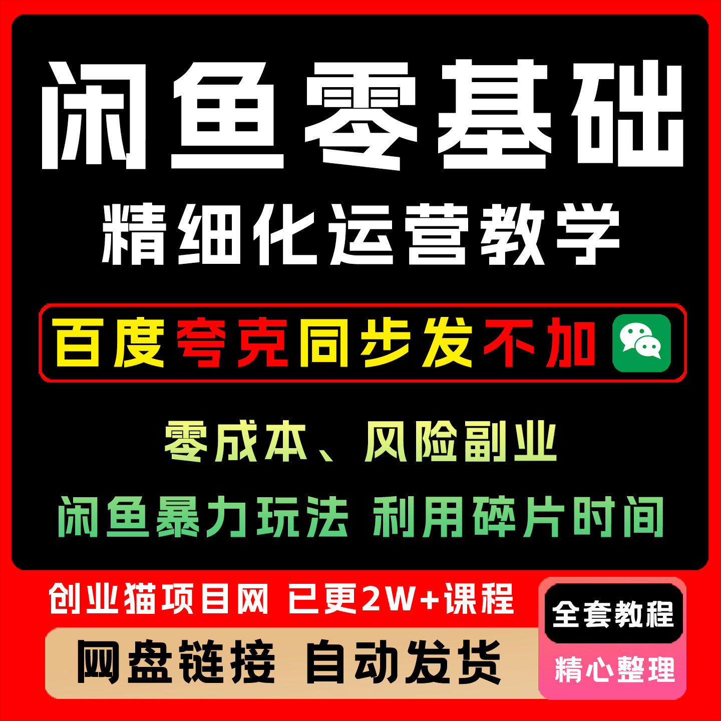 2025闲鱼零基础入门精细化运营实战教学闲鱼暴力玩法带你成功变现