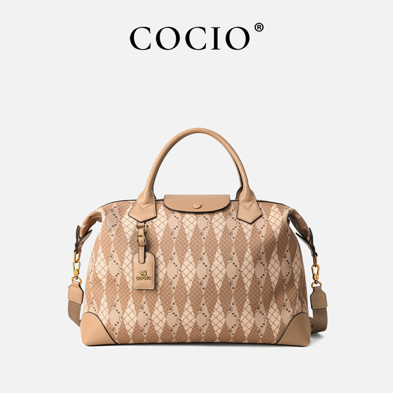 COCIO2024新款斜跨单肩女包包高级旅行包小轻奢品牌CC230