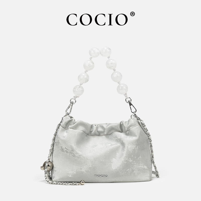 COCIO新中式国风菜篮子手提单肩包CC152