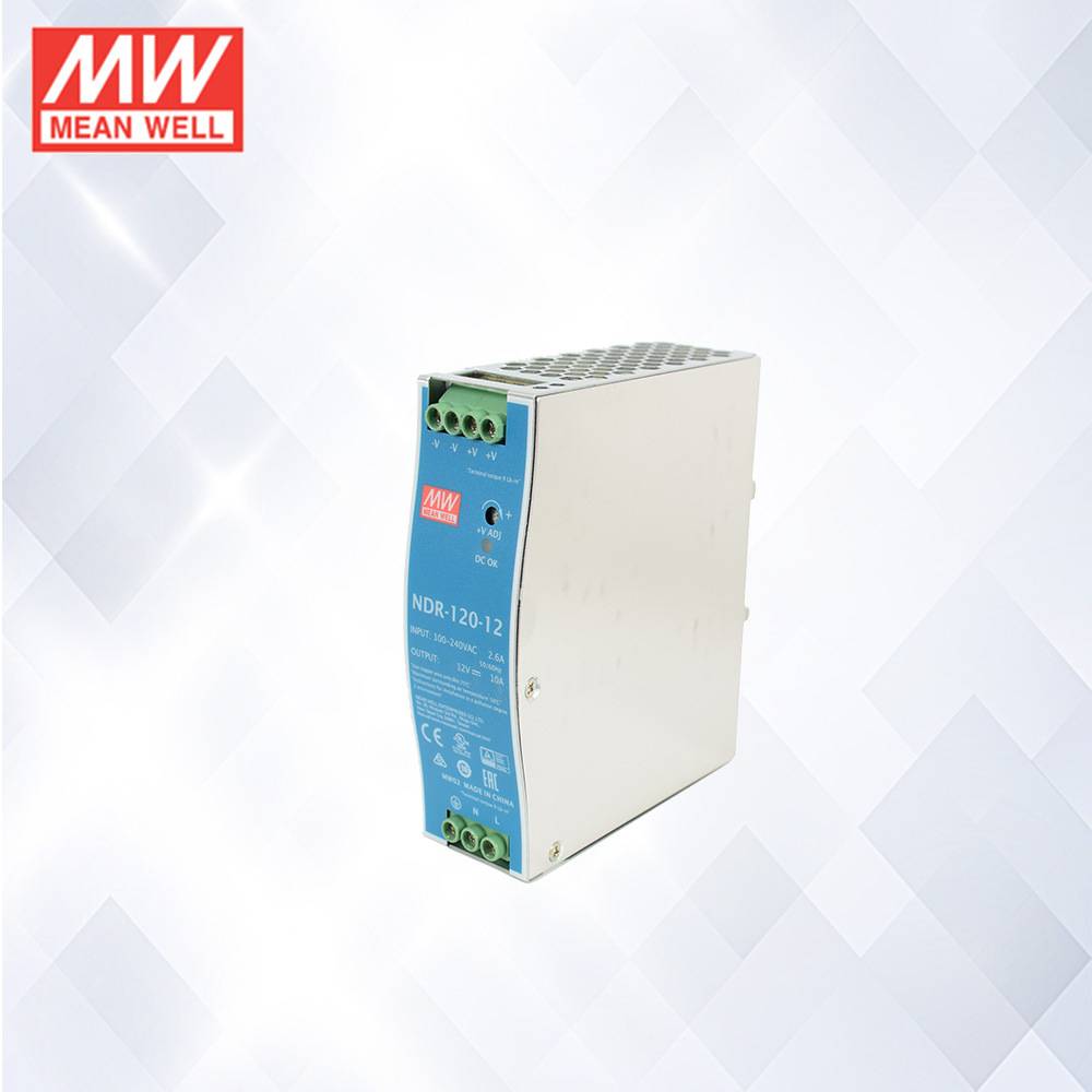 明纬导轨电源诚e赊NDR-120/120W驱动稳压机箱电源适配器 开关电源