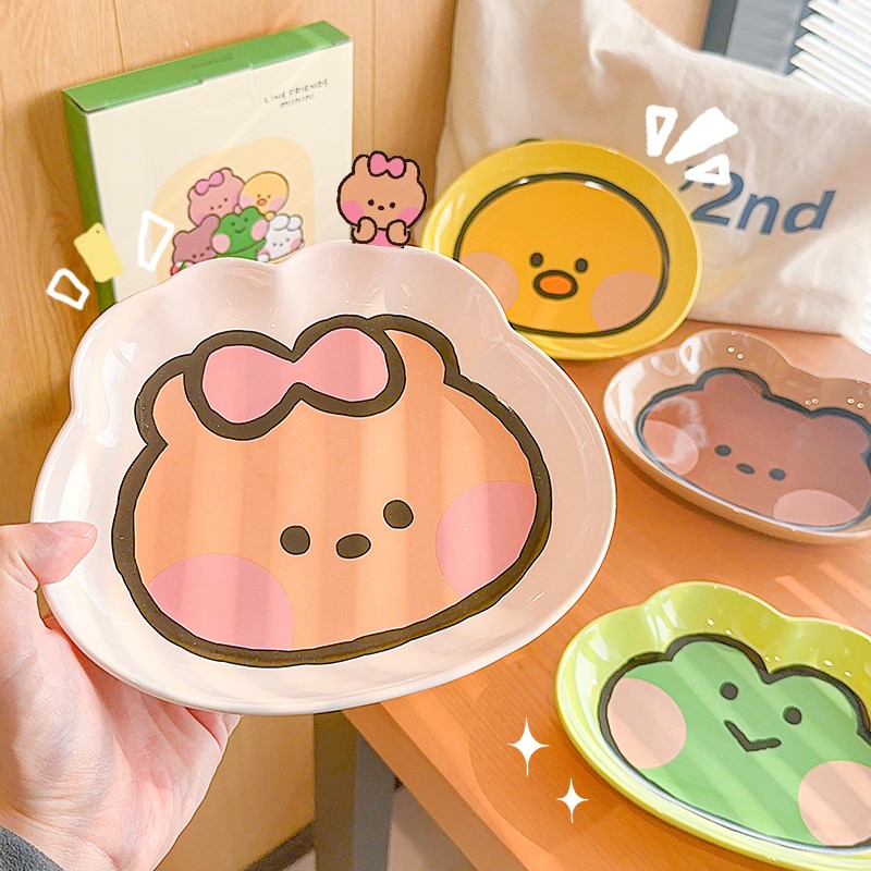 造型菜盘餐盘级感菜碟子深盘餐具