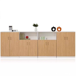 文件资料矮柜 档案储物柜 书柜办公柜木质办公室矮柜厂家批发