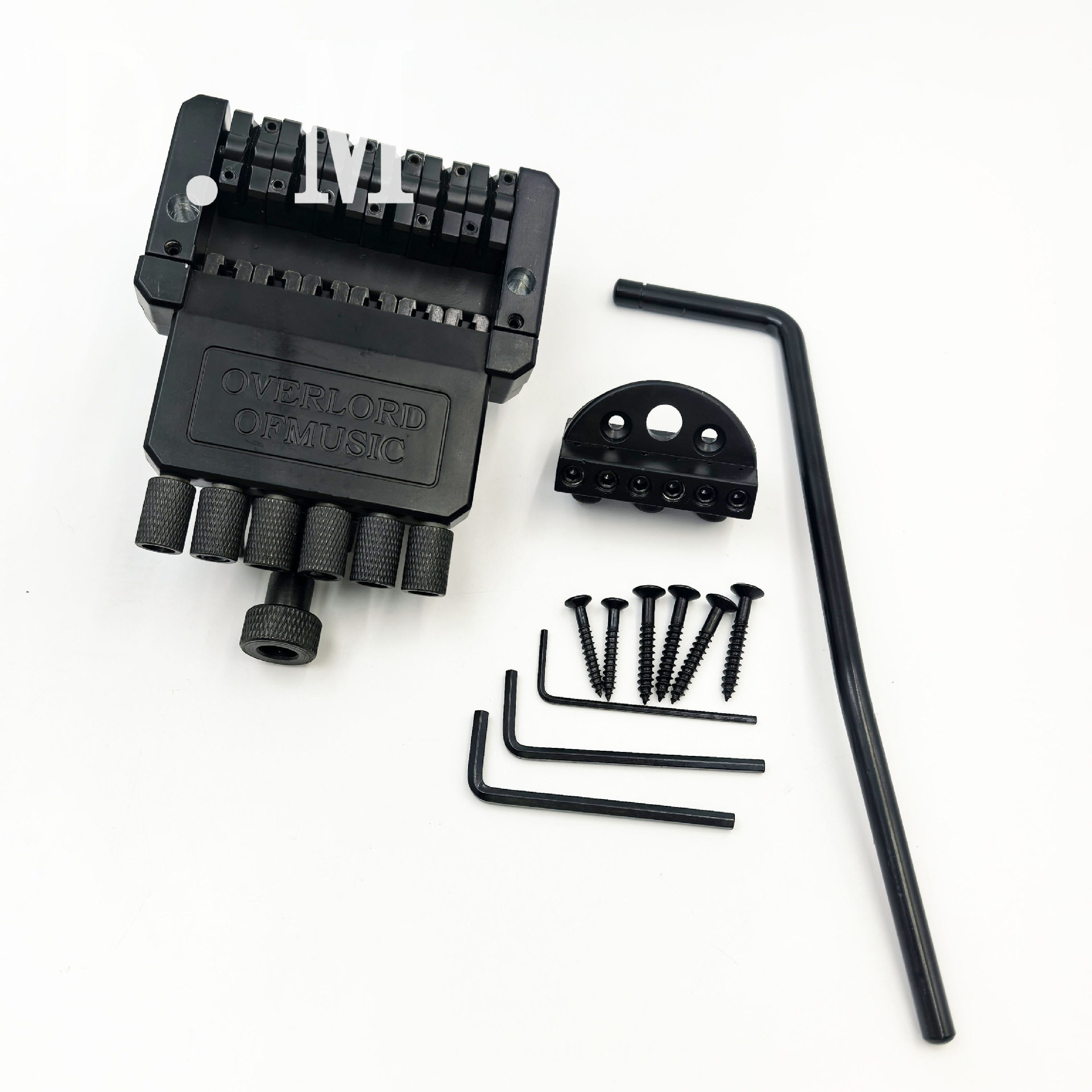 6弦无头电吉他琴桥拉弦板下弦桥下驹颤音琴桥弦枕弦桥下驹整套