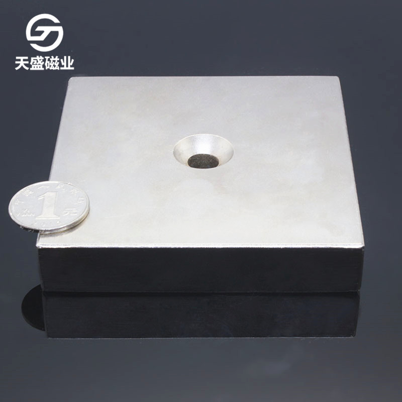 F100*100*50-10现货包邮超大方块带孔M10螺丝孔F100×100×50-10