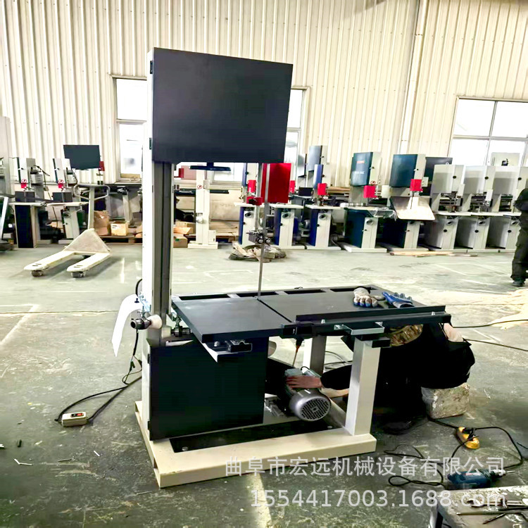 黄纸切割数控全自动带锯机无毛边瓦楞纸板347重型滑轨推台带锯机