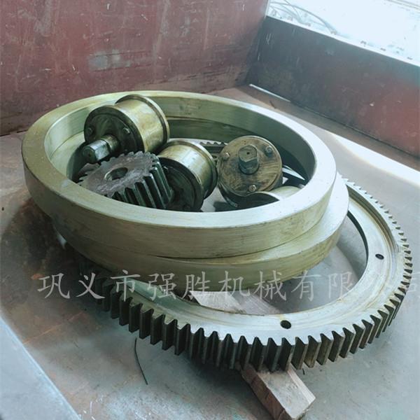 强胜供应回转窑大齿轮大齿圈生产回转窑光圈托轮配件
