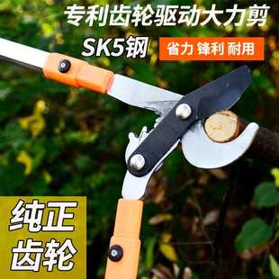 齿轮修枝剪修剪树枝果树剪刀粗枝剪园艺大力剪树剪省力园林工具