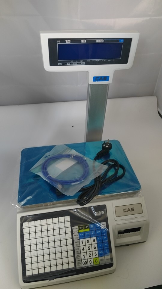 英文版CAS超市标签条码秤出口版
