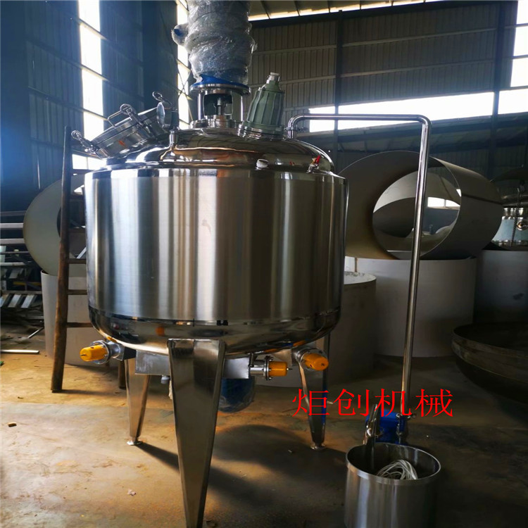 大型不锈钢外盘管电加热反应釜
