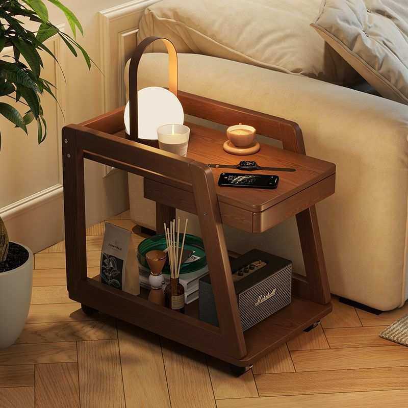 实木沙发茶几家用移动带轮客厅床头柜置物架卧室零食置物架小茶几,模玩/动漫/周边/娃圈三坑/桌游,模型制作工具/辅料耗材,淘宝优惠券,粉丝福利购,淘宝优惠卷