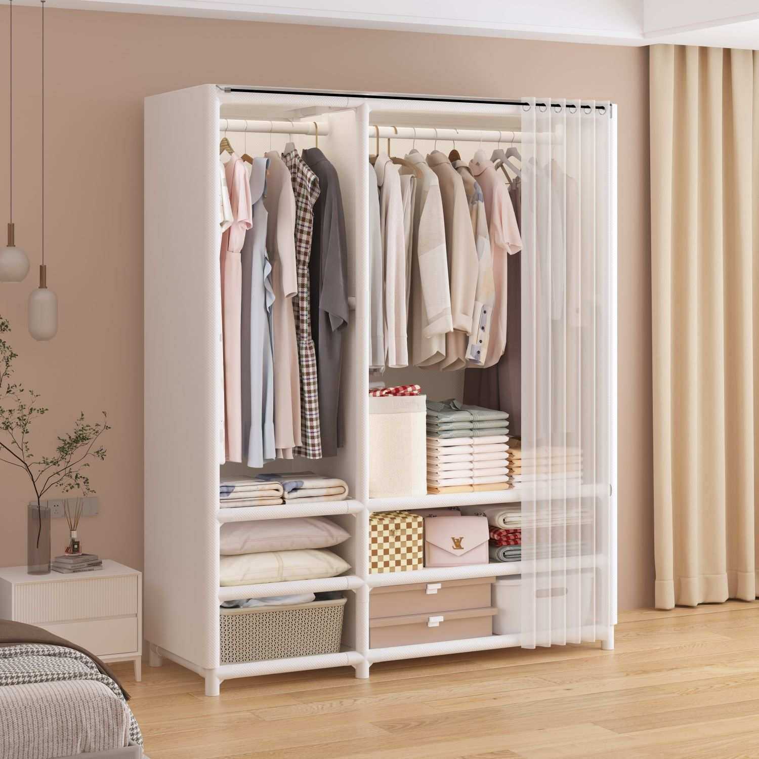 简易衣柜日式布衣柜家用卧室多层防尘加粗抽屉大容量收纳落地衣架,鲜花速递/花卉仿真/绿植园艺,其它园艺用品,淘宝优惠券,粉丝福利购,淘宝优惠卷