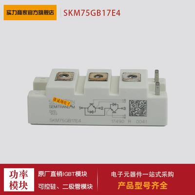 两单元(2U)/1200V IGBT模块SKM75GB124DE SKM75GB12V功率模块