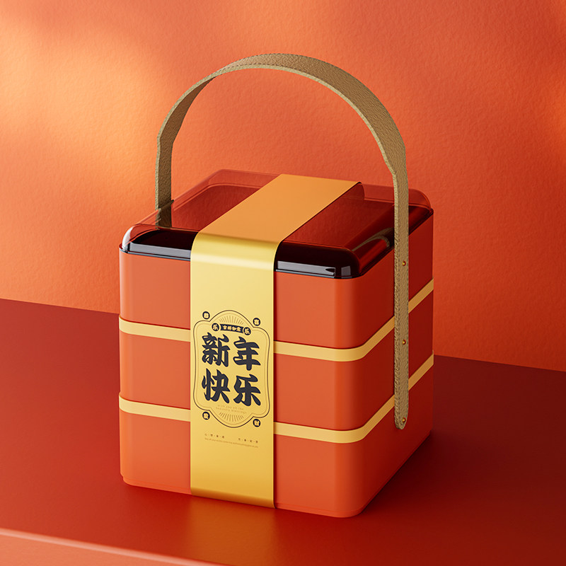 新年高档礼品盒新款伴手礼空盒公司送礼团购手提包装食品礼盒