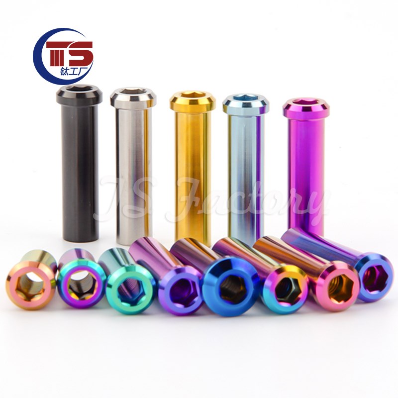 TS钛工厂钛合金公路车C夹器螺母刹车转点固定螺丝UT R8000 TC4