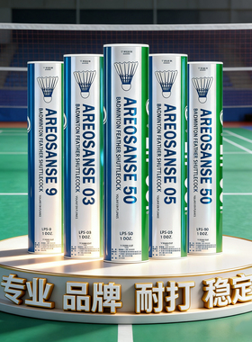 羽毛球正品官方旗舰店耐用耐打鹅毛训练防风室内外as50专业as05球