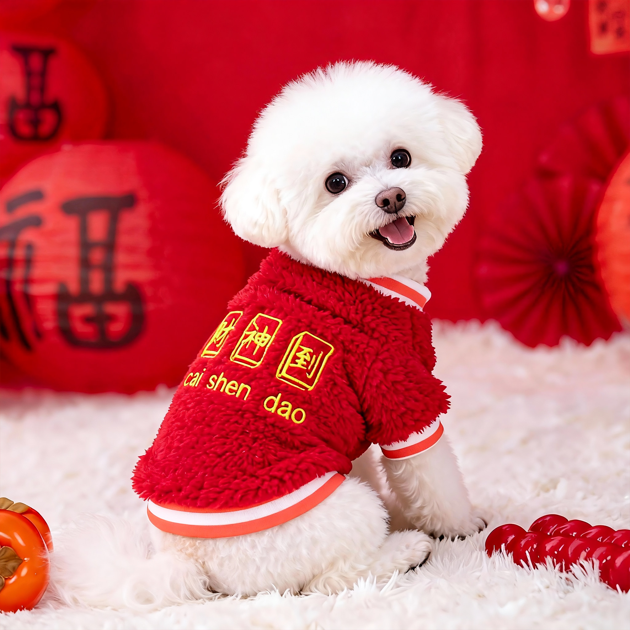 狗狗衣服新年装喜庆加绒卫衣泰迪比熊博美宠物衣服小型犬猫咪衣服,宠物/宠物食品及用品,狗宠物服装/雨衣,淘宝优惠券,粉丝福利购,淘宝优惠卷