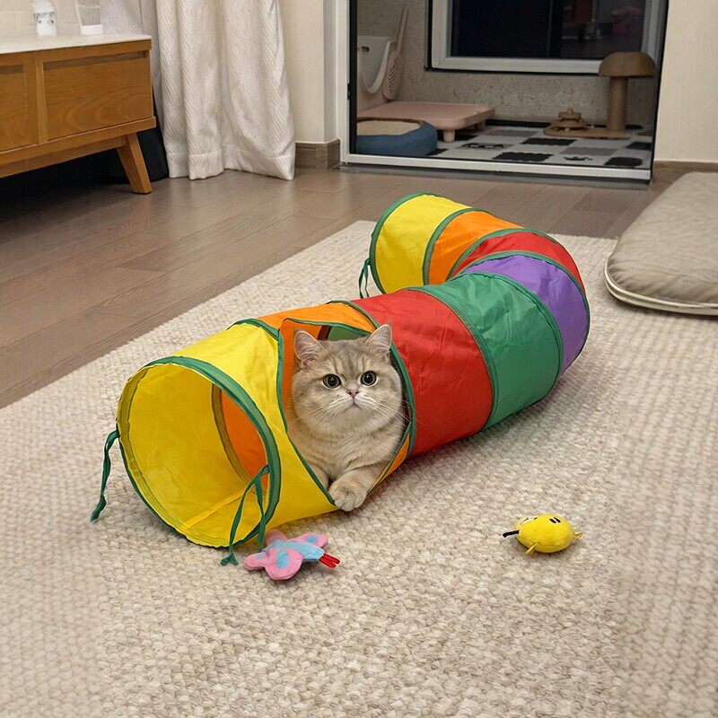 逗猫棒猫隧道自嗨解闷玩具