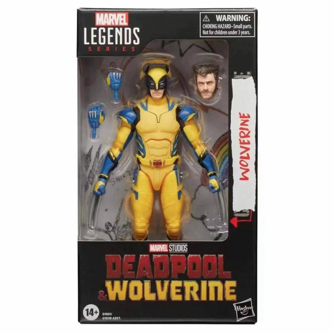 外贸新款Marvellegends漫威死侍3电影金刚狼6寸可动人偶模型