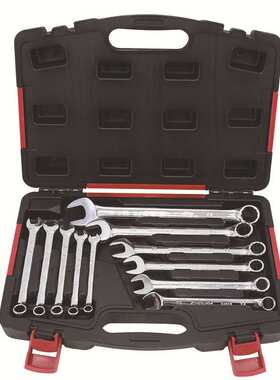 力易得（ENDURA)（8-22mm）11件全抛光两用扳手E1528便携手动工具