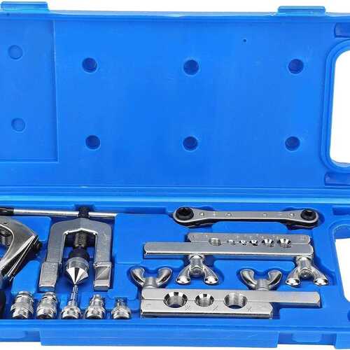 CT-278 铜管胀管扩孔器 蓝盒带刀铆管器 3-19mm10件套铆管扩管器