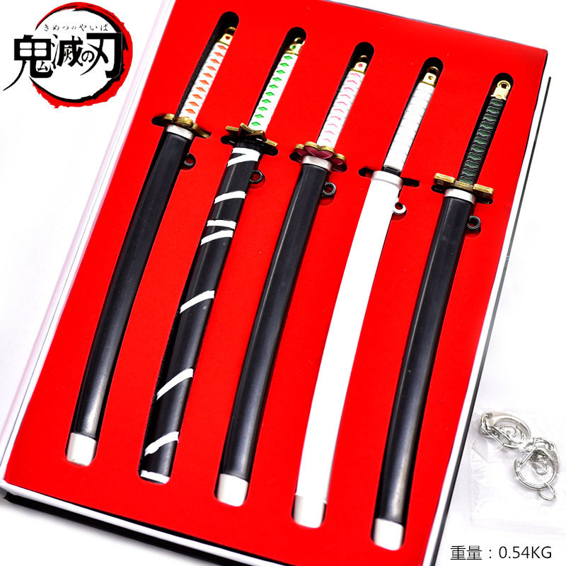 鬼灭周边日轮刀水柱虫蛀我妻善逸鞘刀武器兵器模型套装