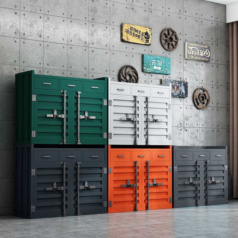 工业风集装箱铁艺餐边柜酒店包厢备餐柜收纳柜茶水储物柜复古酒柜,金属材料及制品,其他金属制品,淘宝优惠券,粉丝福利购,淘宝优惠卷