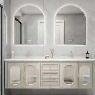 镜柜门智能镜超高清银镜前光发光化妆镜壁挂式防爆LED浴室镜