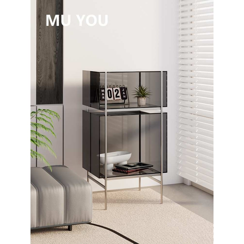 中古亚克力设计师床头柜ins风储物沙发边柜简约现代落地置物书架,机械设备,其他机械设备,淘宝优惠券,粉丝福利购,淘宝优惠卷