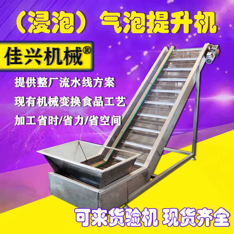 提升式魔芋丝浸泡清洗机 全自动鼓泡清洗提升机 魔芋丝清洗杀菌机