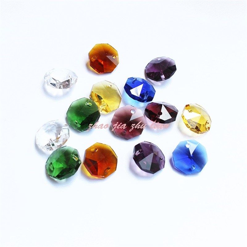 水晶珠帘 门帘隔断 水晶玻璃珠子八角珠 手工穿珠散珠水晶灯配件,居家布艺,珠帘/挂帘,淘宝优惠券,粉丝福利购,淘宝优惠卷