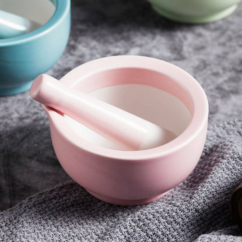 陶瓷研磨器家用捣蒜碗研磨碗宝宝辅食擂钵碗压蒜器厨房舂臼研钵体