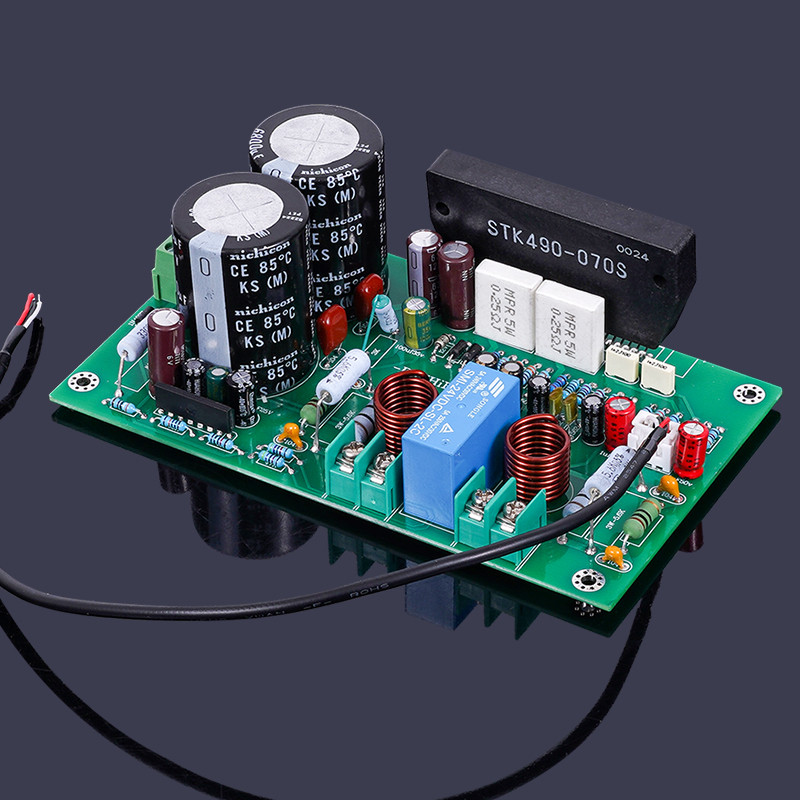 STK490-310 070厚膜模块的60WX2 HIFI功放成品板DIY升级超LM1875