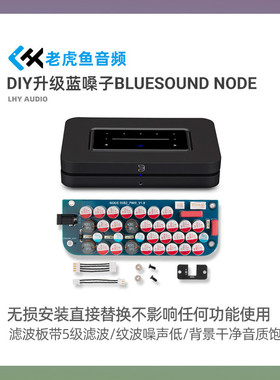 改装DIY升级蓝嗓子BLUESOUND NODE 2i线性电源专用滤波模组接口板