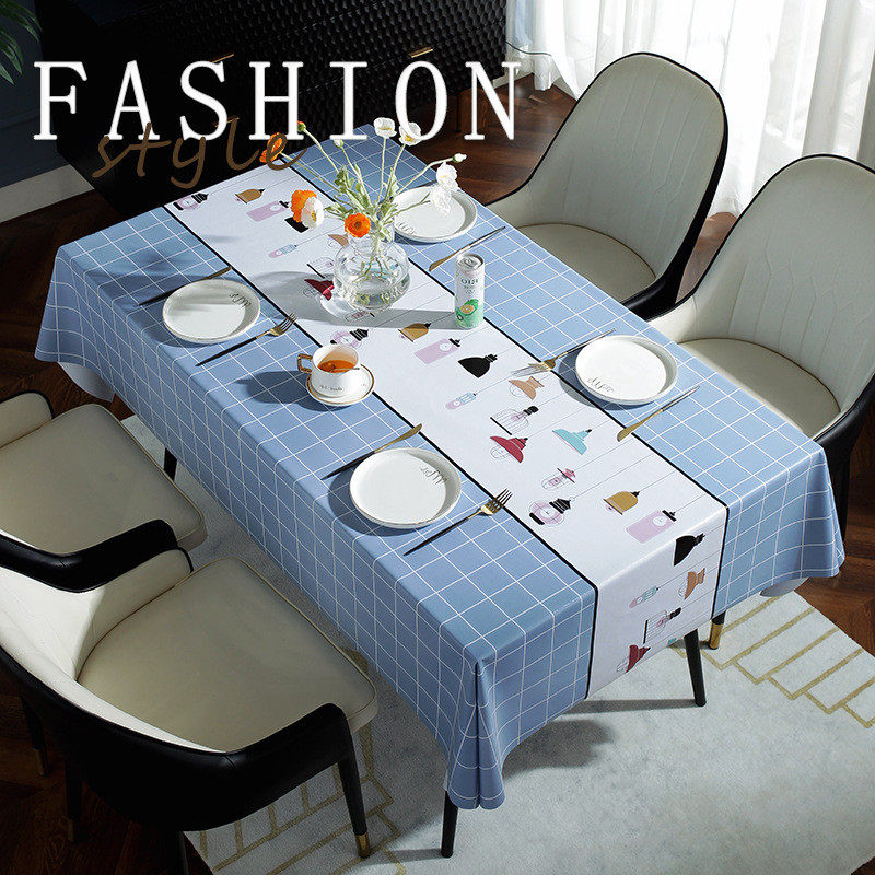 pvc桌布防水防油免洗餐桌台布长方形北欧简约茶几桌垫,居家布艺,桌布,淘宝优惠券,粉丝福利购,淘宝优惠卷