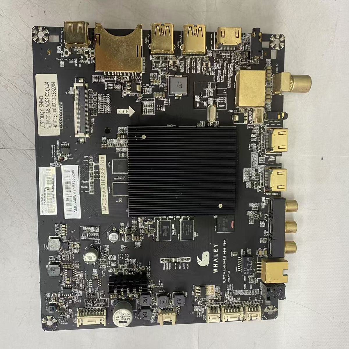 原装拆机微鲸WTV55K1主板W-TV55K1-MB-M0828-0208-V104屏TPT550U2