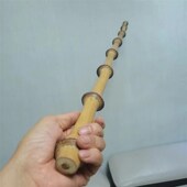 文人筇竹杖罗e汉竹算盘文玩竹装 饰摆件户外徒步登山杖防滑手杖拐