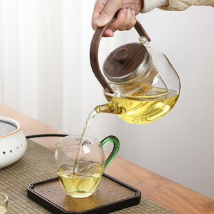 围炉煮茶电陶f炉茶炉光波磁炉室内家用茶壶玻璃煮茶器煮茶炉套装