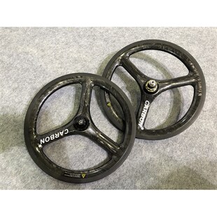 卡本仙 小布折叠车 16寸34v9 碳纤维三刀轮 碳纤维款 碳三刀轮组