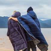 户外旅行保暖睡袋露营便携防寒被子男女H可穿斗篷披肩野营裹身被