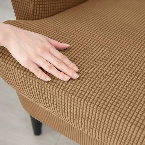 防猫抓加厚老虎椅套斯佳蒙u高背休闲单人沙发套万能弹力懒人防尘