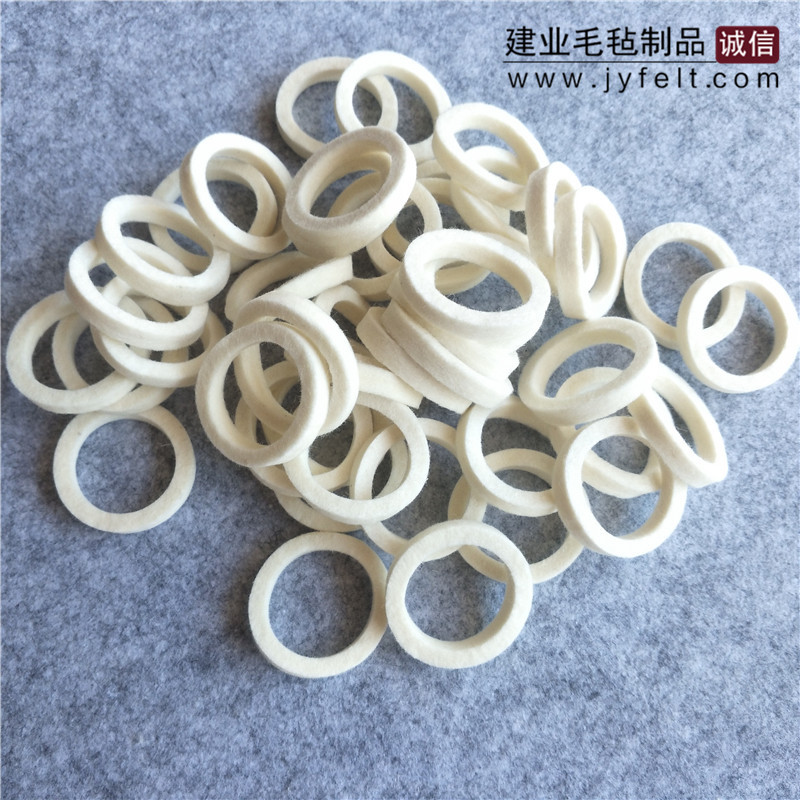 绕线机羊毛毡漆包线过线棉压线夹线毡圆织L机防尘密封工业毛毡垫