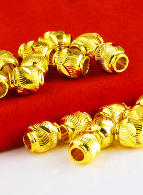 项链男女款路路通足金吊坠